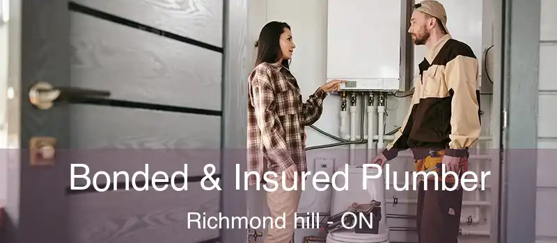  Bonded & Insured Plumber Richmond hill - ON