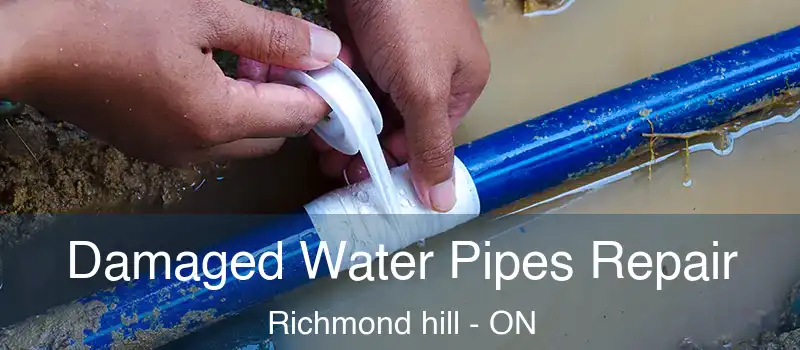  Damaged Water Pipes Repair Richmond hill - ON