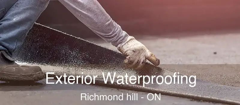  Exterior Waterproofing Richmond hill - ON