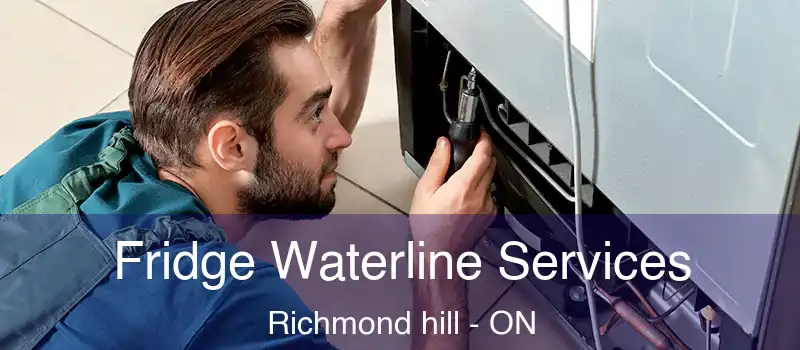 Fridge Waterline Services Richmond hill - ON