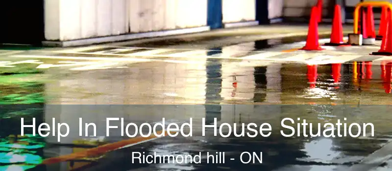  Help In Flooded House Situation Richmond hill - ON
