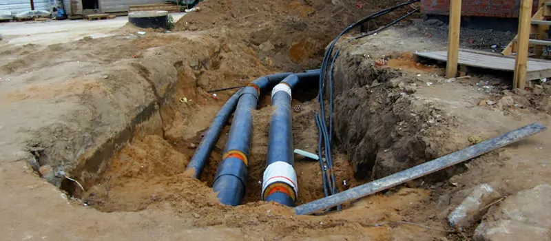 Main Water Line Installation in Richmond hill, Ontario