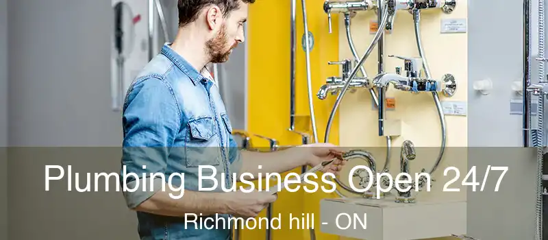  Plumbing Business Open 24/7 Richmond hill - ON