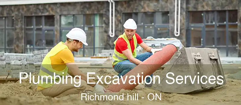  Plumbing Excavation Services Richmond hill - ON