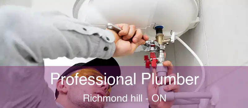  Professional Plumber Richmond hill - ON