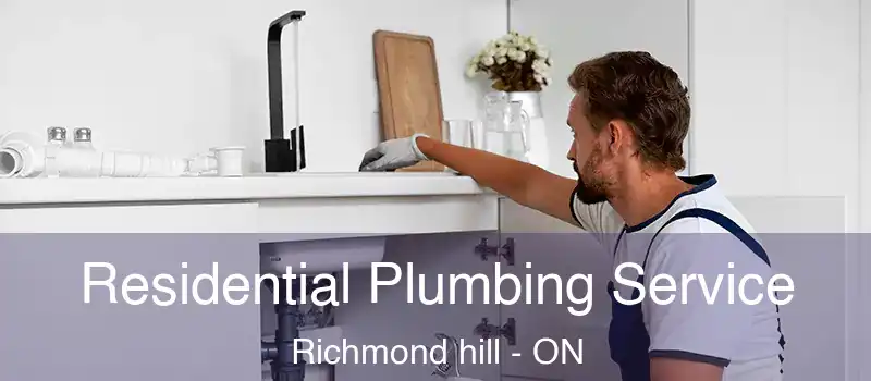  Residential Plumbing Service Richmond hill - ON