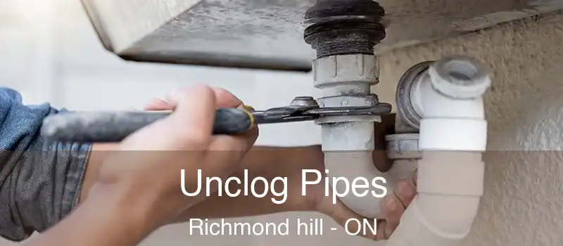  Unclog Pipes Richmond hill - ON