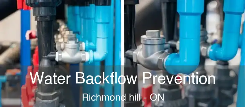  Water Backflow Prevention Richmond hill - ON